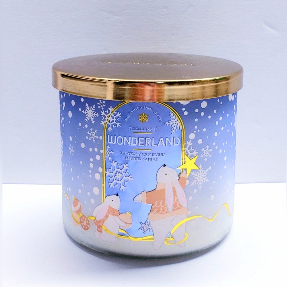 Goose Creek WONDERLAND Large 3-Wick Scented Candle, 14.5 oz